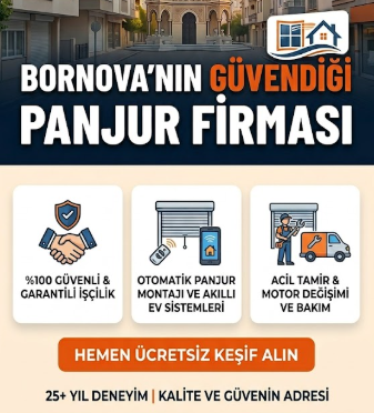 Bornova'nın Güvenilir Panjur Firması